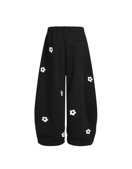 Fresh women's printed youthful casual pants