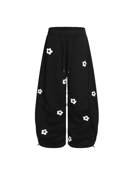Fresh women's printed youthful casual pants