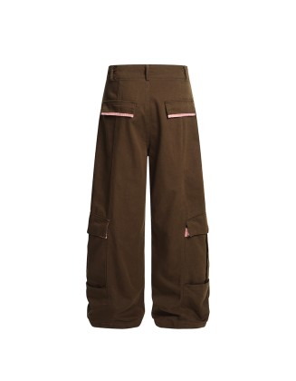 Women's Casual Pleated Youthful Fashion Work Pants
