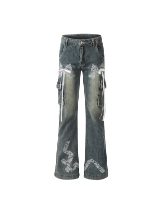 Street Fashion Women's Micro-Flared Jeans