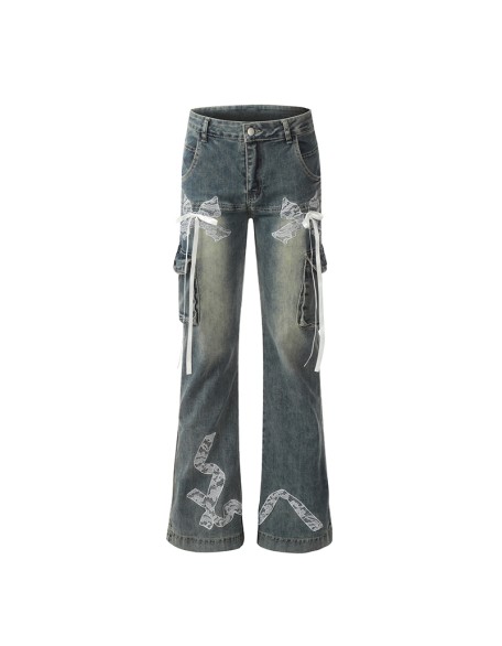 Street Fashion Women's Micro-Flared Jeans
