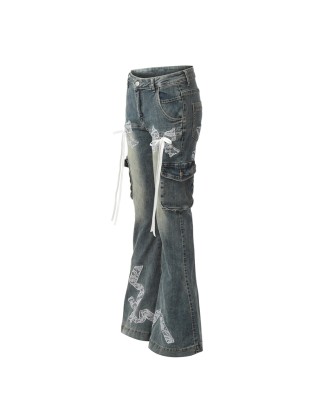 Street Fashion Women's Micro-Flared Jeans