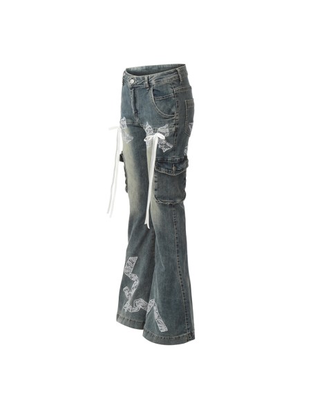 Street Fashion Women's Micro-Flared Jeans