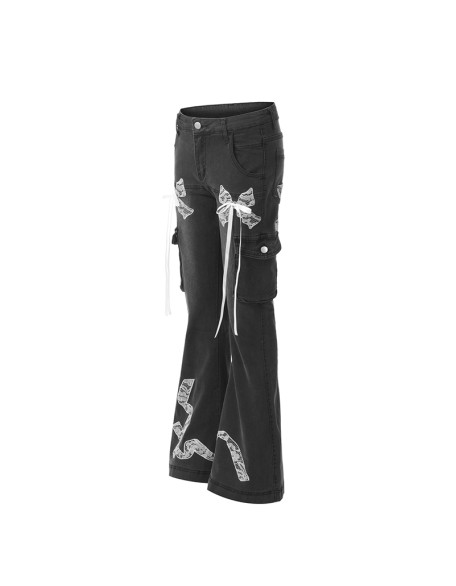 Street Fashion Women's Micro-Flared Jeans