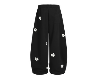 Fresh women's printed youthful casual pants